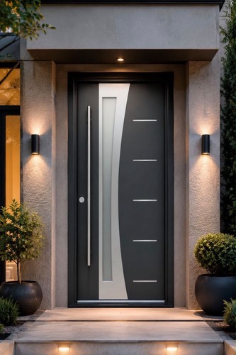 Anthracite grey composite door - grey,