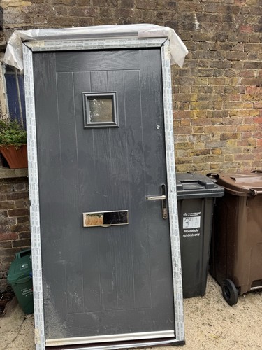 Composite front door and - front,