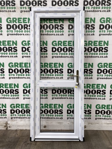Upvc back door external white - upvc,