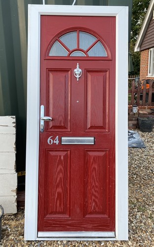 Used red composite upvc double - upvc,