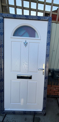 New front composite door - new,