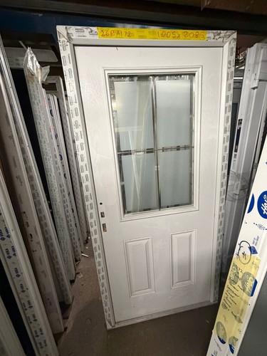 New composite front door - door, white