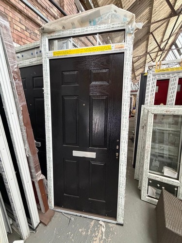 New composite door black front - door,