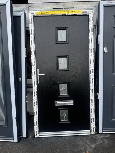 New composite front door - new,
