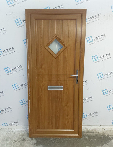 Used oak upvc - door, and