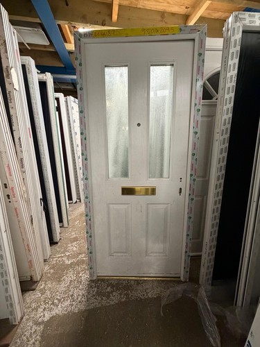 New composite door - white, front