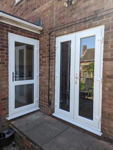 Stock upvc french - in, doors