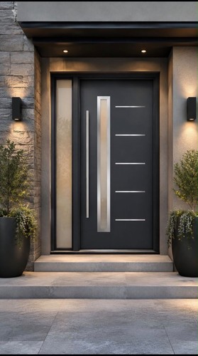 Anthracite grey composite door - anthracite,